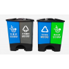 垃圾分类垃圾桶脚踏带盖干湿分离厨余家用回收有害酒店环保筒